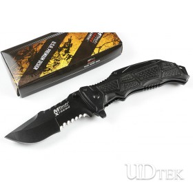 Mtech-850 fast opening folding knife with Aluminum and steel handle UD405445